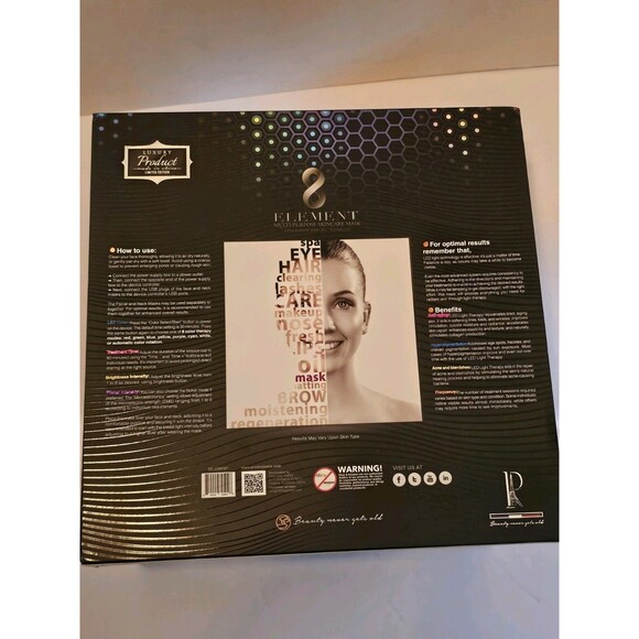 Predire Paris Luxury Limited Edition 8 Element LED Skincare Mask, $6,000 MSRP - Picture 6 of 6